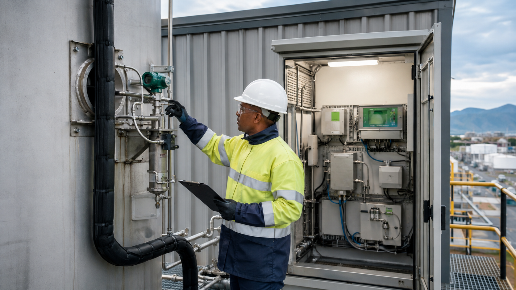 Engineered stack sampling and analyser system